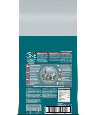 Purina One - Cat Bifensis Special Sterilized Beef/Wheat Dry Food for Adult Cats 9.7 kg - Buy Online on GoSupps.com