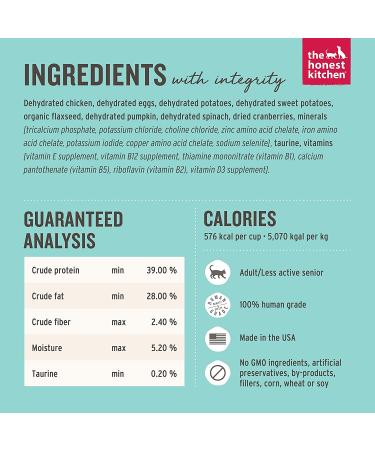 The Honest Kitchen Dehydrated Grain Free Chicken Cat Food 2 lb - Prowl - Buy Online on GoSupps.com