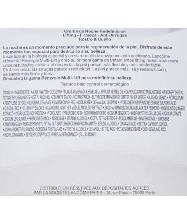 Lanc me R nergie Multi-Lift Night Cream 50 ml - Buy Online on GoSupps.com