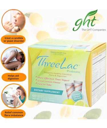 Global Health Trax ThreeLac Candida Probiotic Defense with Oxygen Elements Max - 1 fl. oz - Buy Online on GoSupps.com