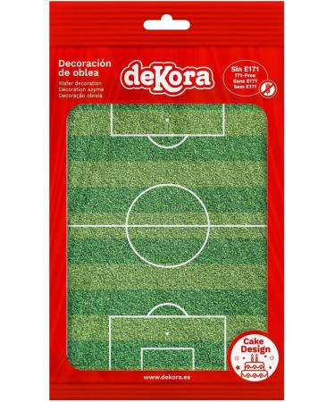dekora Dekora Football Pitch Wafer for Cake Edible Cake Topper for Children's Birthday Cake A5 (145124) - Buy Online on GoSupps.com