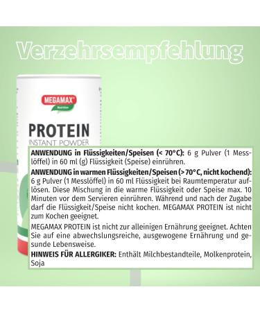  MEGAMAX Nutrition Megamax Nutrition - 5 x 300g - Isolated Instant Protein Powder Low in Lactose - Heat Resistant Protein Powder with 92% Lactose Protein Ideal for Shakes - Buy Online on GoSupps.com
