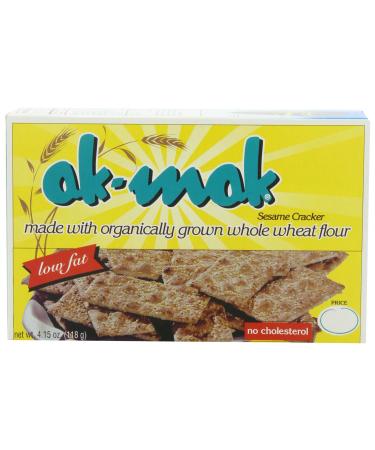 Ak-Mak Sesame Crackers, 4.15 Ounce (Pack of 12)