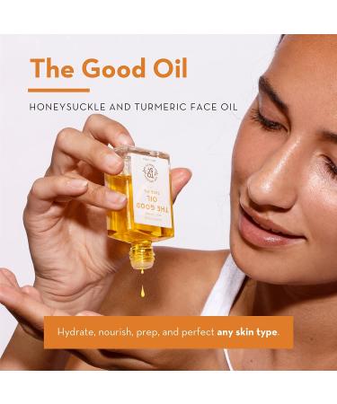 Nourishing Skin Glow Serum for Face - Restorative Rosemary and Turmeric Oil - Vegan Facial Oil for Dark Spots and Fine Lines - 30mL - Buy Online on GoSupps.com