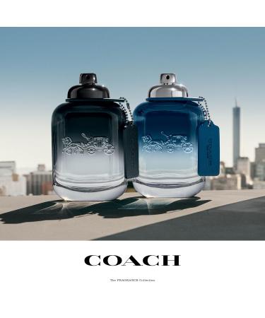Coach Blue Eau de Toilette - Long Lasting Fragrance with notes of Lime Oil Black Pepper & Amber - Fougere & Aquatic 3.3 Fl Oz (Pack of 1) - Buy Online on GoSupps.com