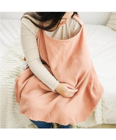 Goiern Breastfeeding Towel - Soft Musselin Nursing Cover for Babies | Breathable & Stylish Nursing Care in Rosa - Buy Online on GoSupps.com