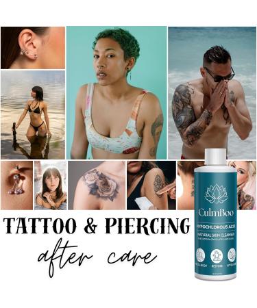 CulmBoo Hypochlorous Acid Spray for Face & Skin - HOCl Acne Prone Skin Eczema Natural Tattoo Aftercare Piercing Aftercare Spray Eye Lash Cleanser Face Mist Toner Wound Care Cleanser 16 Fl Oz - Buy Online on GoSupps.com