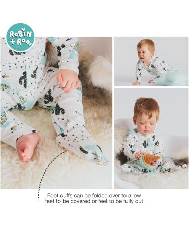 100% Cotton Two-Way Zipper Baby Sleepsuit Unisex Onesie Romper 0-3 Months Teepee Design - Buy Online on GoSupps.com