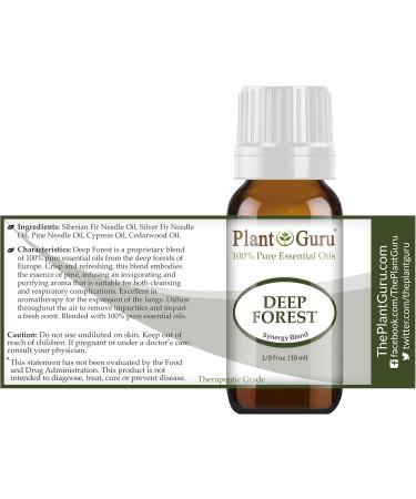 Deep Forest Essential Oil Blend 10ml - 100% Pure Therapeutic Grade for Aromatherapy & Respiratory Support | Natural Christmas Tree Scent - Buy Online on GoSupps.com