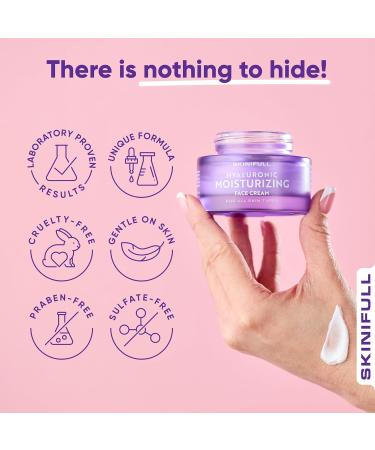 Skinifull Hyaluronic Moisturizing Face Cream - Buy Online on GoSupps.com