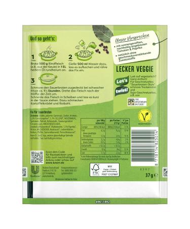 Buy Knorr Fix Sauerbraten 37g - Authentic German Sauerbraten Mix | International Shipping Available - Buy Online on GoSupps.com