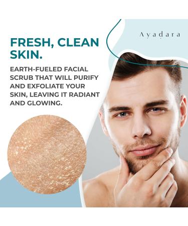Exfoliating Acne Scrub 4 fl oz - Natural Face Wash for Severe & Hormonal Acne | 120-Day Supply for Teens Women & Men - Buy Online on GoSupps.com