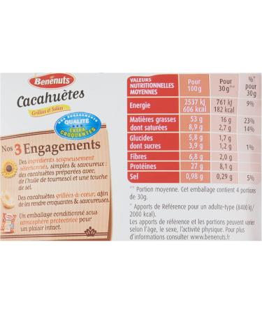 B n nuts Salted roasted peanuts 3 x 120 g - Buy Online on GoSupps.com