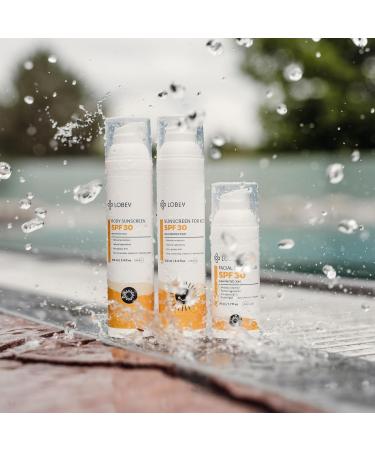 Lobey Cr me solaire min rale pour le visage SPF 30 - Protection naturelle UVA/UVB contre les coups de soleil et les rides non parfum e r sistante l'eau id ale sous le maquillage (50 ml) Cr me solaire pour le visage SPF 30 - Buy Online on GoSupps.com