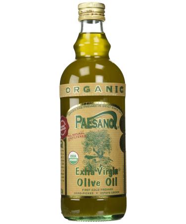 Paesanol ORGANIC UNFILTERED Extra Virgin Olive Oil 33.8 Fl Oz Glass 33.8 Fl Oz (Pack of 1)