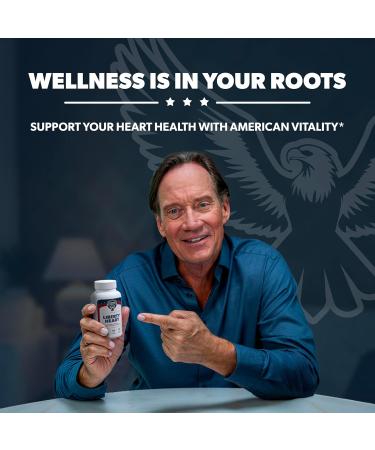 AMERICAN VITALITY Liberty Heart - Berberine Red Yeast Rice & Citrus Bergamot Heart Wellness Supplement Supports Healthy Cholesterol Levels & Blood Pressure Already in Normal Range* - 60 Capsules - Buy Online on GoSupps.com