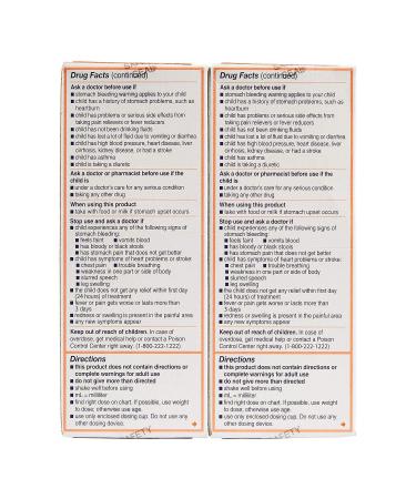 Motrin Children's Ibuprofen Oral Suspension Original Berry Flavor 4 oz - Pack of 2 - Buy Online on GoSupps.com