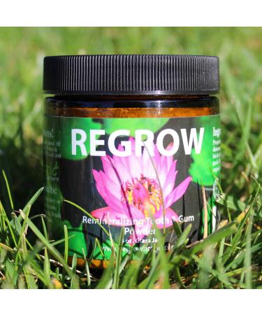 REGROW Remineralizing Tooth Powder - Stop Sensitive Teeth and Gums - Whiter Teeth Naturally - Cleans Heals & Protects Teeth and Gums - Buy Online on GoSupps.com