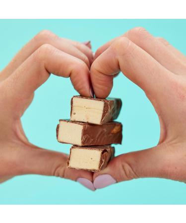 Flower & White Salted Caramel Chocolate Mallow Bars (15 Pack) Low Calorie Under 100 Calories Per Bar Vegetarian Gluten-Free 30% Less Sugar High In Fibre 15 x 30g - Buy Online on GoSupps.com