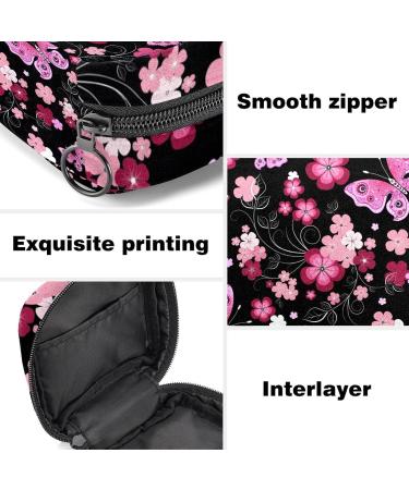 Portable Storage Bags for Women's Bandages - Flowers & Butterflies - Perfect for Teens & Women - Ideal for Menstruation & First Period - Buy Online on GoSupps.com
