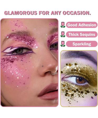Gold Body Face Glitter Stick | Long-Lasting Holographic Mermaid Makeup | Ideal for Concerts & Raves - Buy Online on GoSupps.com