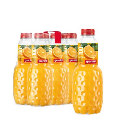 Granini Granini Orange Snack (6 x 1 L) 100% fruit concentrated orange juice vegan natural with deposit