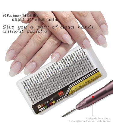 Finibir Cuticle Bit 30pcs - Professional Nail Drill for 332 Cuticle Bits - Exfoliate Cuticles Easily, Quickly, Painlessly - Buy Online on GoSupps.com