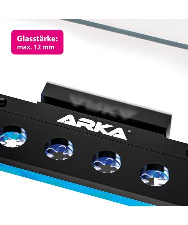 Arka Myreef Frag Rack - 8 Hole High-Quality Coral Holder with Strong Magnets for Seawater Aquariums - Silicone Backups - Black-Blue 15mm Hole Diameter - Buy Online on GoSupps.com