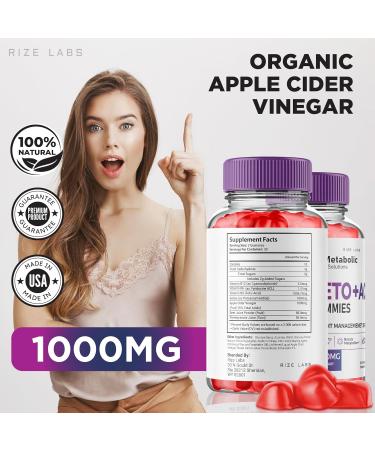 Metabolic Solutions Keto ACV Gummies - Advanced Weight Loss Supplement | 60 Unflavored Gummies | Official Reviews - Buy Online on GoSupps.com