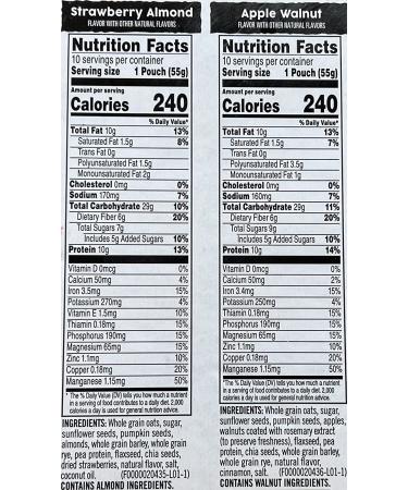 Health Warrior Oatmeal Variety Pack 20ct 38.8oz (2.4lb) - Delicious & Nutritious Breakfast Options - Buy Online on GoSupps.com