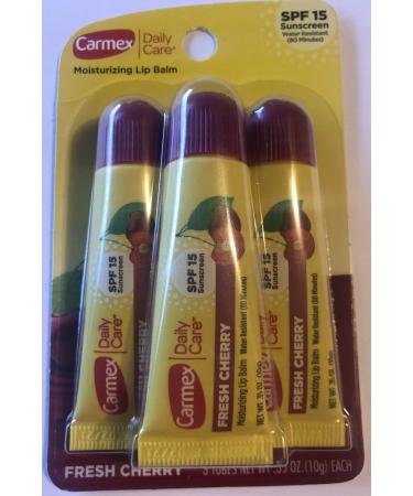 CARMEX Moisturizing Lip Balm - Fresh Cherry 3 Count .35 OZ