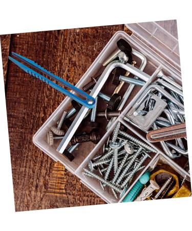 Housoutil Titanium Alloy Curved Tweezers - Precision Aquarium Tools Portable Mini Pliers for Hotfix & Travel 8x0.8x0.4cm (Blue) - Buy Online on GoSupps.com