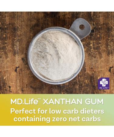 MD. Life Xanthan Gum for Baking Keto - 8 Ounces  100% Natural Xanthan Gum Powder - Keto Friendly & Gluten Free  Carb Free Xanthan Gum for Baking  Food Thickener & Ice Cream Stabilizer 8 Ounce (Pack of 1) - Buy Online on GoSupps.com