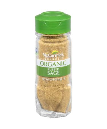 McCormick Gourmet Organic Rubbed Sage, 0.75 oz
