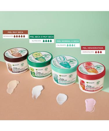  Garnier Garnier Body Superfood Soothing Body Cream with Aloe Vera and Magnesium for Normal to Dry Skin 48-Hour Moisture 380 ml Pack of 2 (2 x 380 ml) - Buy Online on GoSupps.com