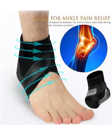 HiRui Ankle Brace - Ultra-Thin Breathable Compression Support for Running Arthritis Pain Relief Sprains & Sports Injuries (Left Foot/Large) - International Shipping Available - Buy Online on GoSupps.com