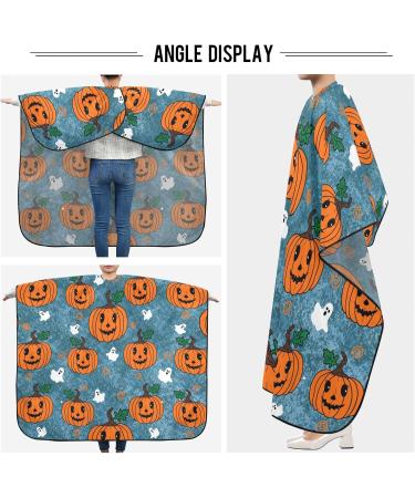 Waterproof Barber Cape - Halloween Blue Cheetah Haircut Bib for Men & Women - Unisex Hair Cutting Cape | International Shipping Available - Buy Online on GoSupps.com