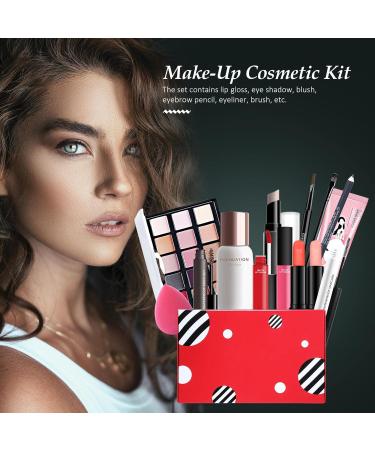 Fowybe 14-Part Make-Up Kit | Multi-Purpose Palette for Teens | Eyeshadow Lip Gloss Powder Concealer & More Perfect Make-Up Set for All Occasions - Buy Online on GoSupps.com