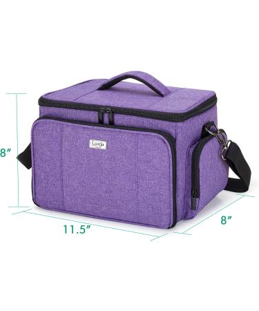 LUXJA Carrying Case for Cricut Joy & Easy Press Mini - Purple | Supplies Storage Sections - Buy Online on GoSupps.com