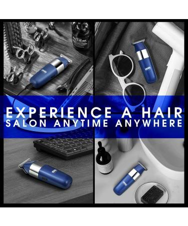 DSP Peanut Cordless Trimmer for Men - 6800RPM LED Fast Charge Travel Friendly - Ideal for Beard Neck & Hair (Blue - Buy Online on GoSupps.com