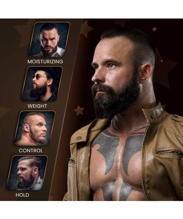 Bossman Hair & Beard Pomade - Strong Hold Styling Product for Hair, Beard & Moustache - USA Made (Stagecoach Scent) - Buy Online on GoSupps.com