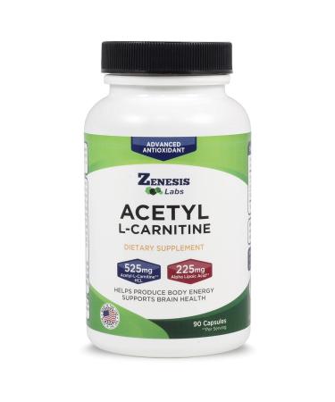 Zenesis Labs Acetyl L-Carnitine with Alpha Lipoic Acid - 90 Capsules