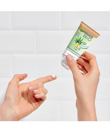 Garnier Gel Cream Moisturising with Organic Hemp Regenerates Sensitive Skin with Vitamin E Vegan Formula Certified Natural Cosmetics Intensive Moisture 50 ml - Buy Online on GoSupps.com