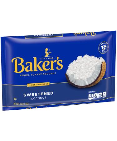 Bakers Sweetened Angel Flake Coconut - 14 oz Bag - Buy Online on GoSupps.com