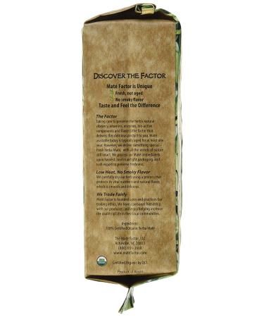 Mate Factor Organic Yerba Mate 12 oz - Fresh Green Loose Leaf Tea - Buy Online on GoSupps.com