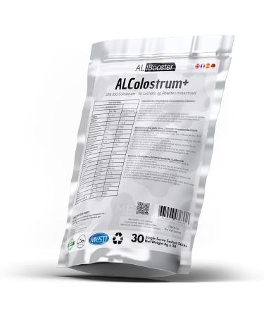 ALColostrum+ - Colostrum premium en poudre - 100% pur - Riche en IgG (20%) - Format de poche - 30 sachets de 4g 100% naturel - Buy Online on GoSupps.com