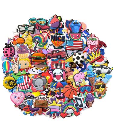 Lot of 30 50 100pcs Random Shoe Charms for Shoes Decoration Charms