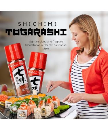 Shichimi Togarashi 7 Spice Pepper Bundle (18 g x 2) | House Foods Shichimi Togarashi - Buy Online on GoSupps.com