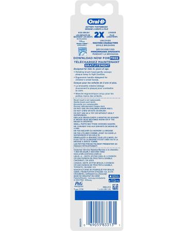 Oral-B Kids Battery Toothbrush with Disney Princess - Soft Bristles 2-Pack for Ages 3 - Buy Online on GoSupps.com
