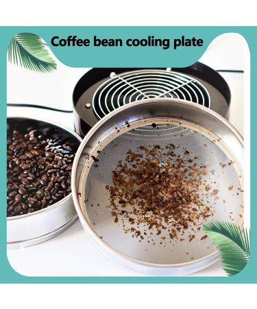 500G Home Coffee Beans Cooler Double Layer Filter Rapid Cooling System Plate Coffee Beans Roaster Matching for Homecafe Cooling Roasted Coffee Bean Rich Flavour 110V White - Buy Online on GoSupps.com